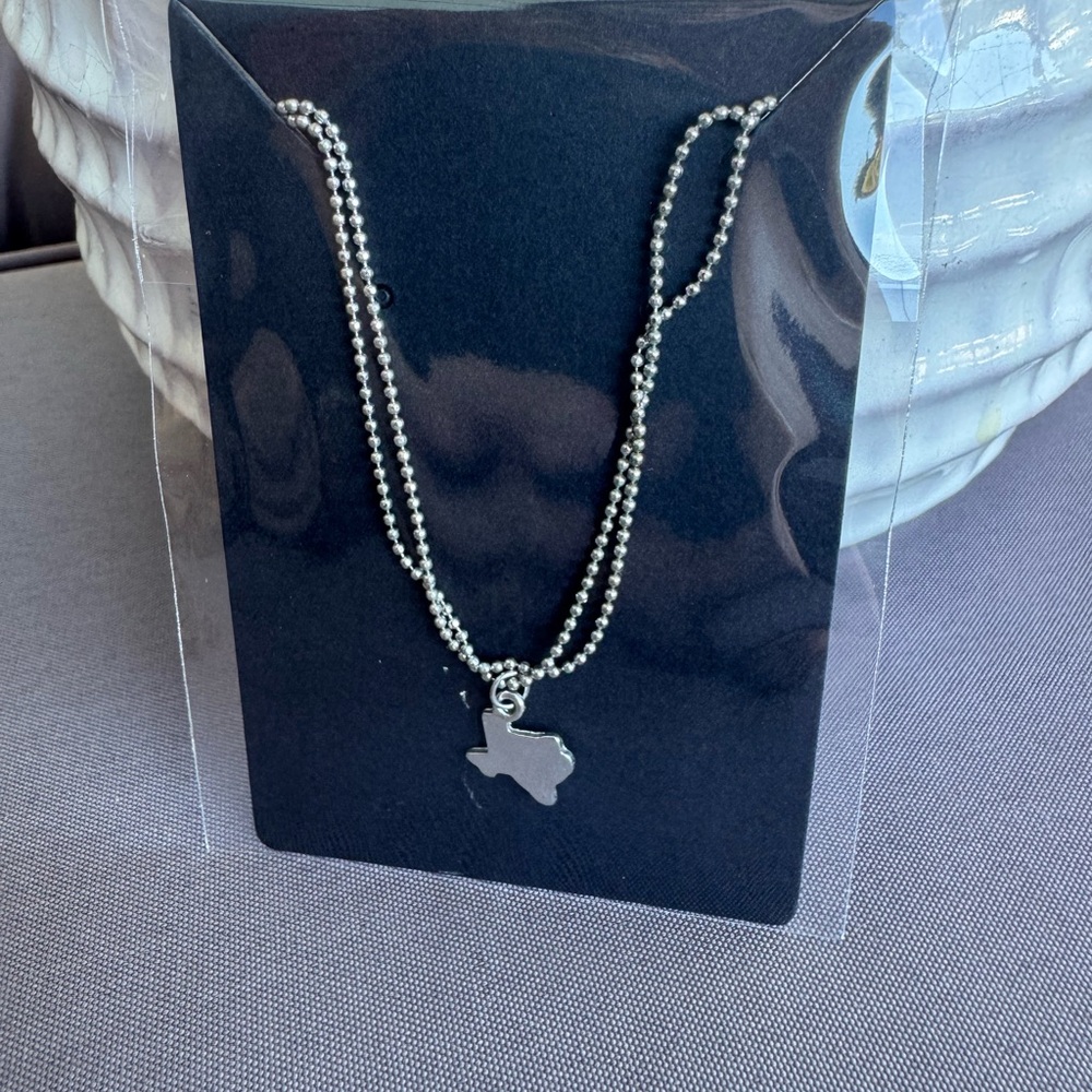 Silver Texas Pendant Bracelet